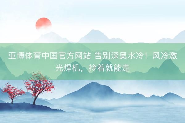 亚博体育中国官方网站 告别深奥水冷！风冷激光焊机，拎着就能走