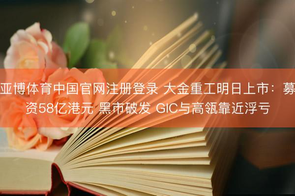 亚博体育中国官网注册登录 大金重工明日上市：募资58亿港元 黑市破发 GIC与高瓴靠近浮亏